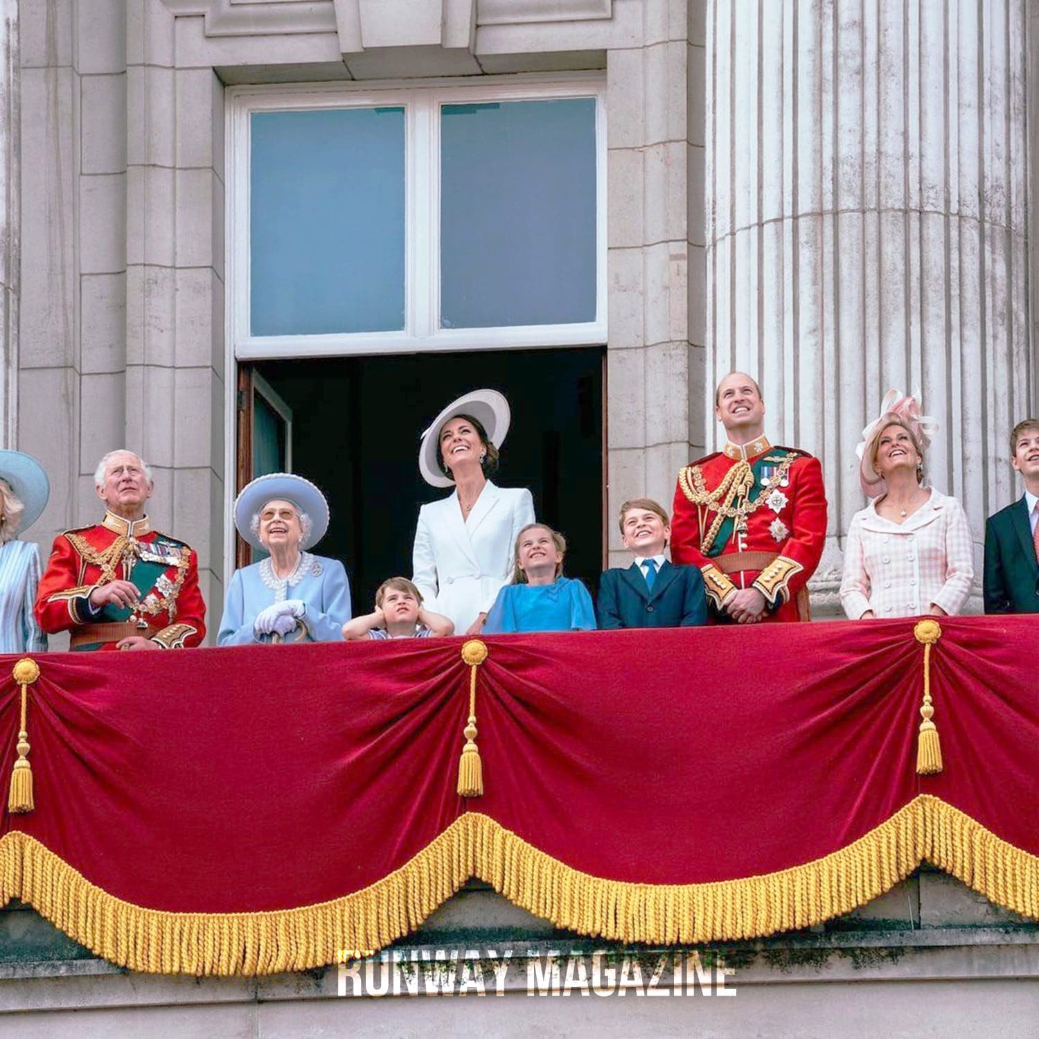 Famiglia reale al 70° Giubileo di platino della Regina Elisabetta II di RUNWAY MAGAZINE