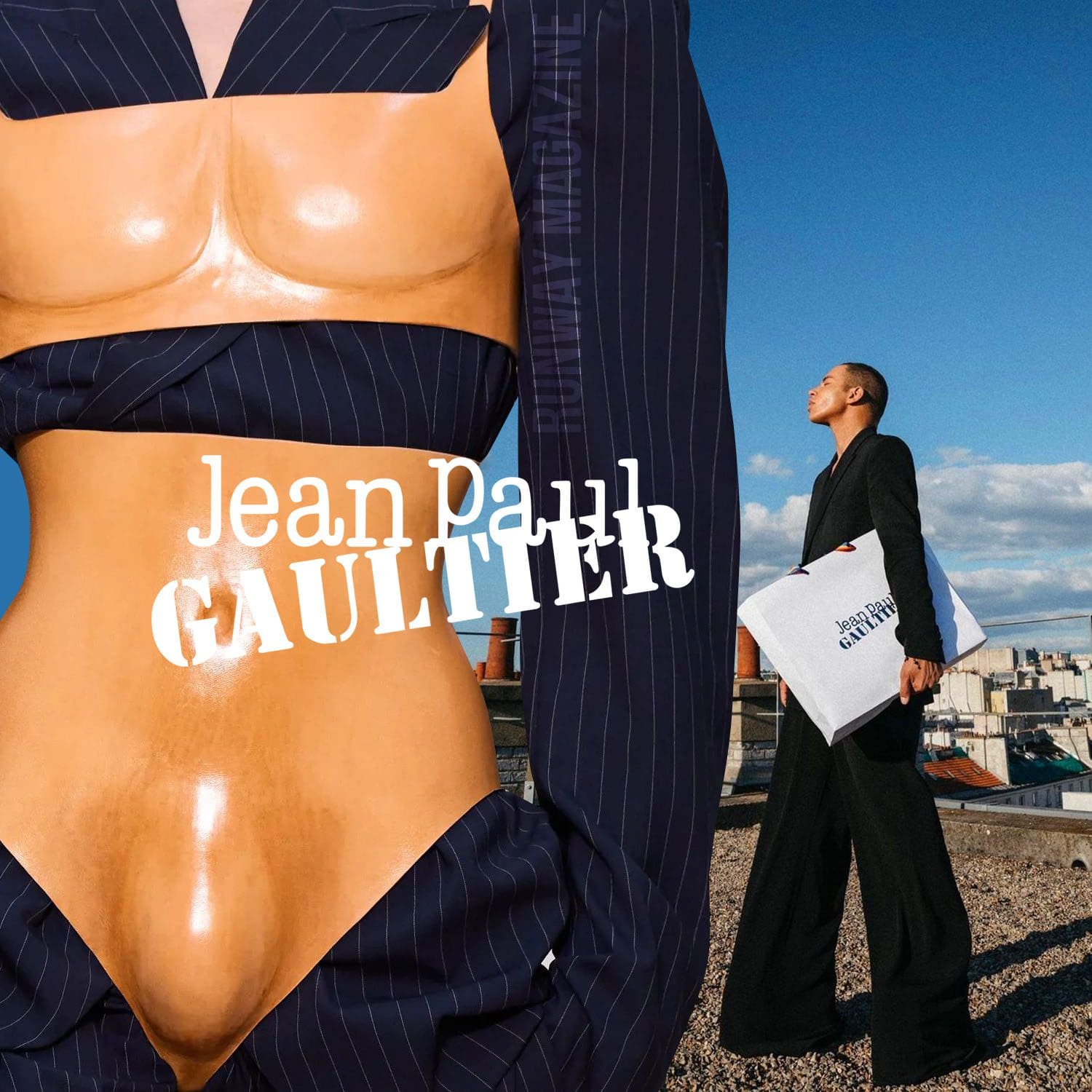 Jean Paul Gaultier de Olivier Rousteing - Alta Costura Outono 2022 Runway revista