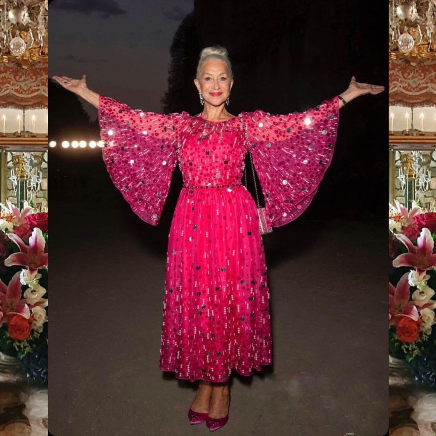 Хелен Миррен в Dolce Gabbana Siracusa 2022 Runway Журнал