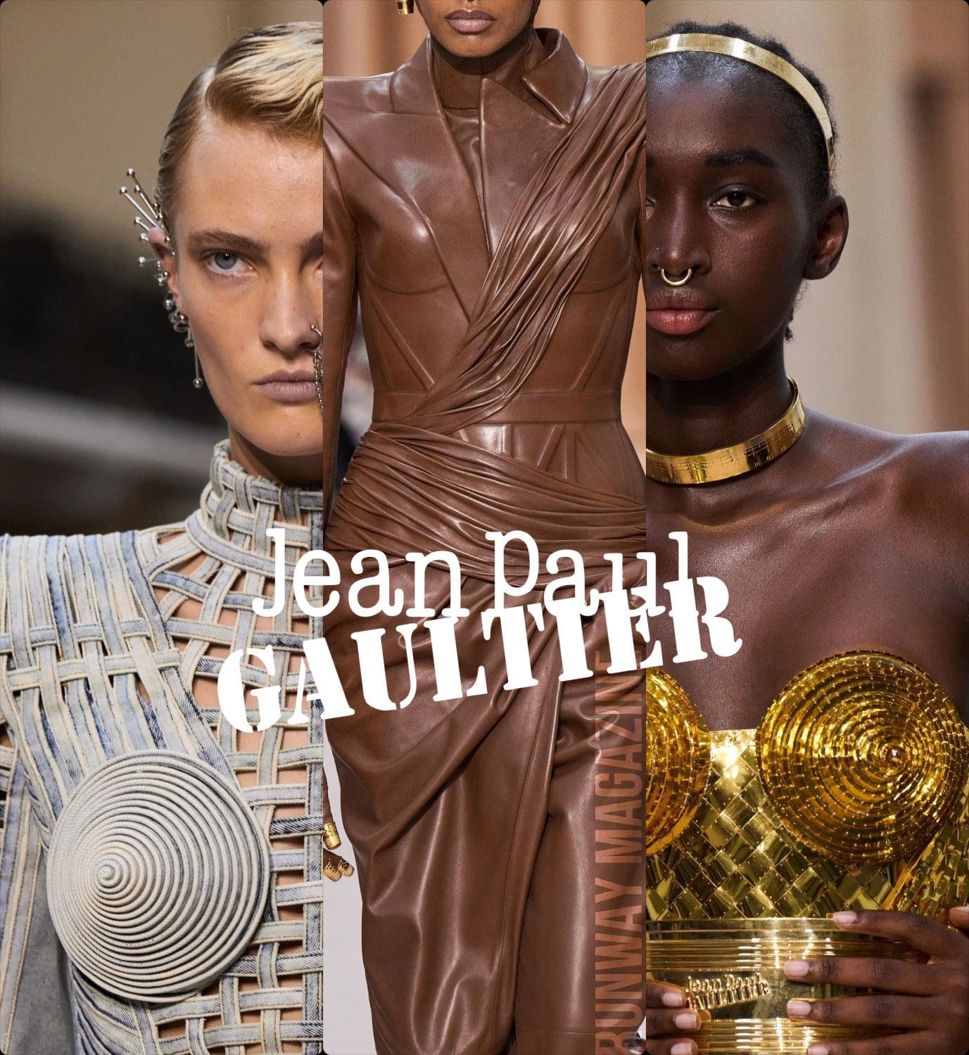 Jean Paul Gaultier de Olivier Rousteing - Alta Costura Outono 2022 Runway revista