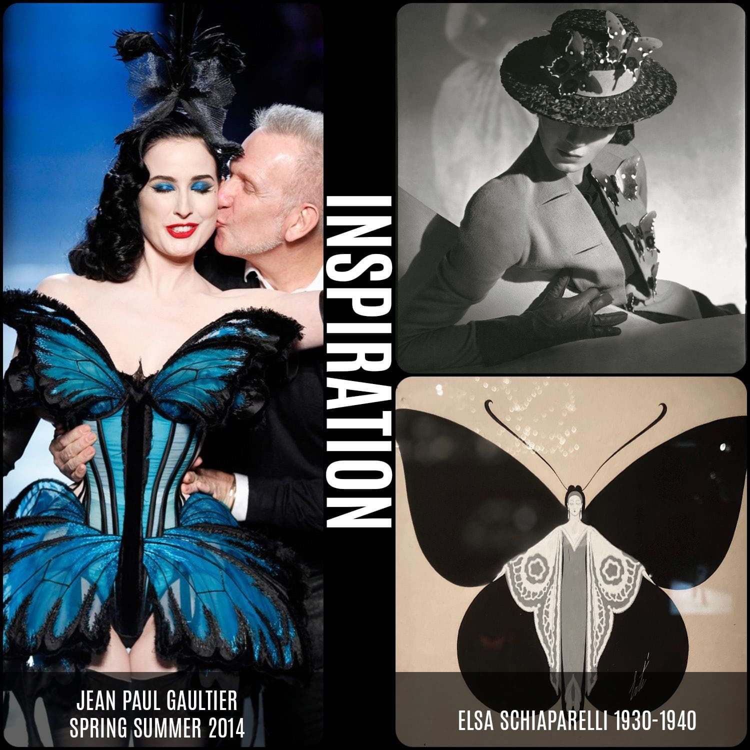 Elsa Schiaparelli - inspiration - Jean Paul Gaultier