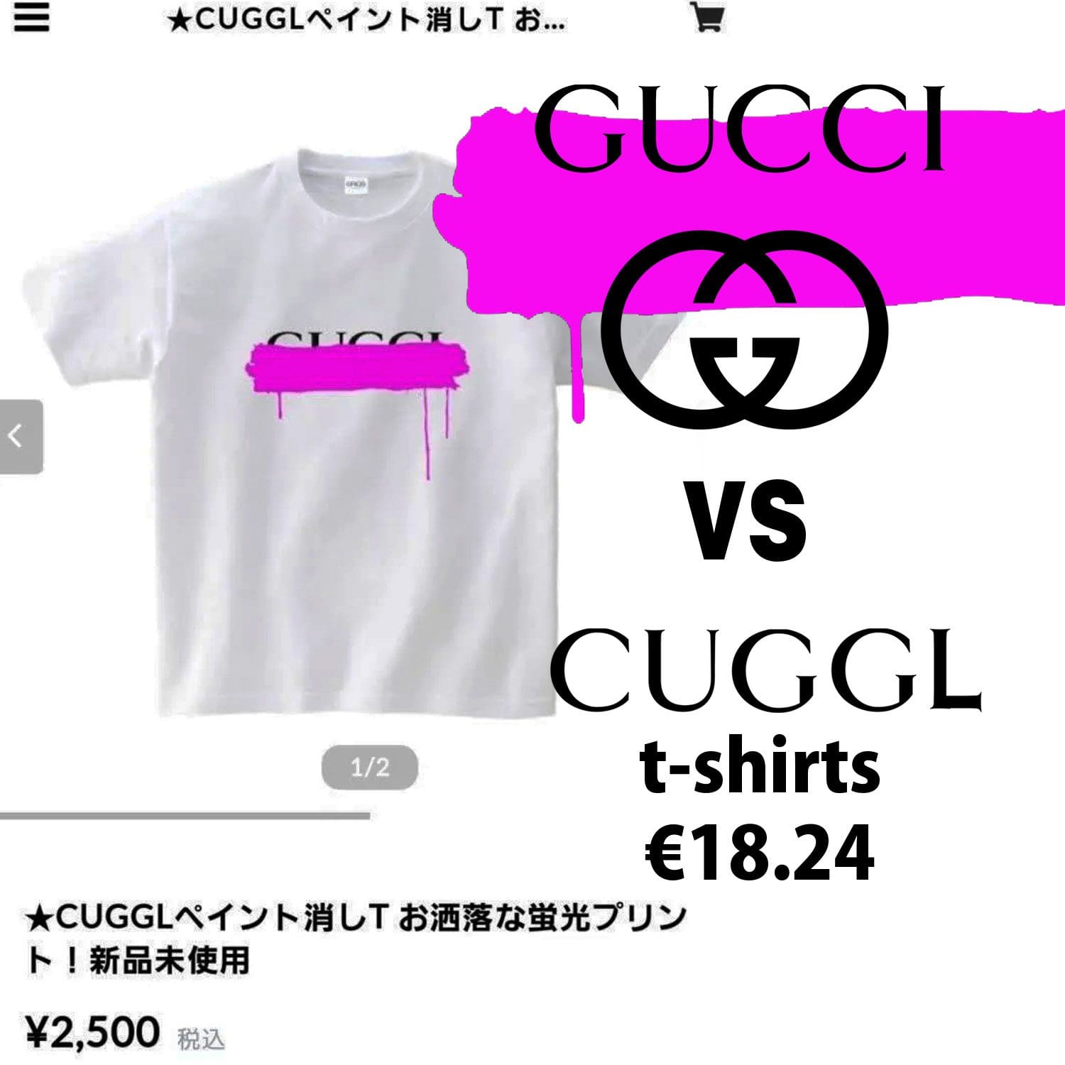 Gucci hat den Markenrechtsstreit gegen die japanische CUGGL-Marke verloren