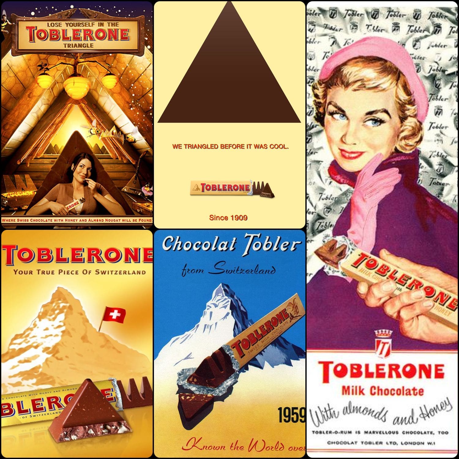 TOBLERONE, forma 3D, registrato da Kraft Foods Schweiz Holding GmbH 1996