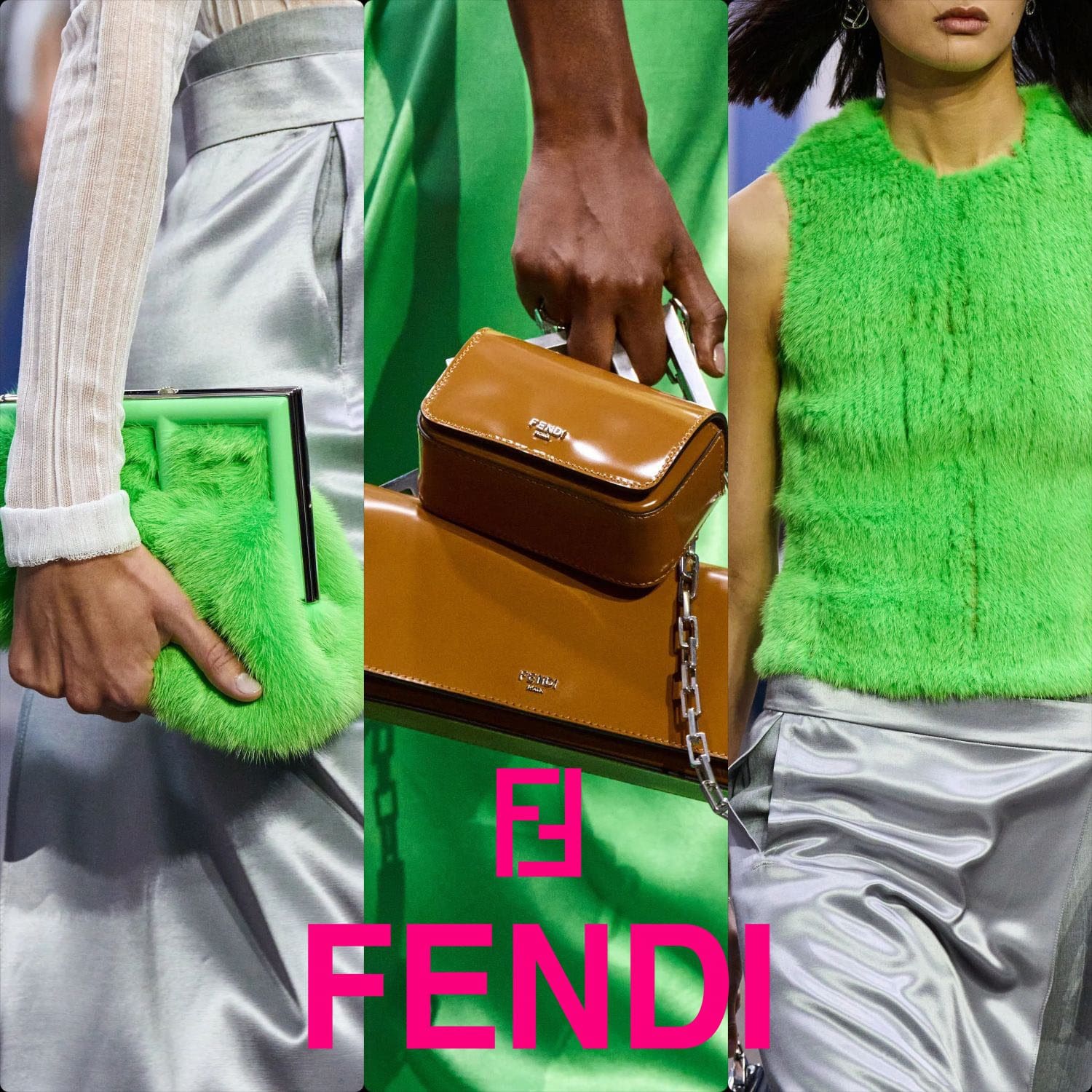 Fendi Frühling Sommer 2023 Mailand Runway Magazin