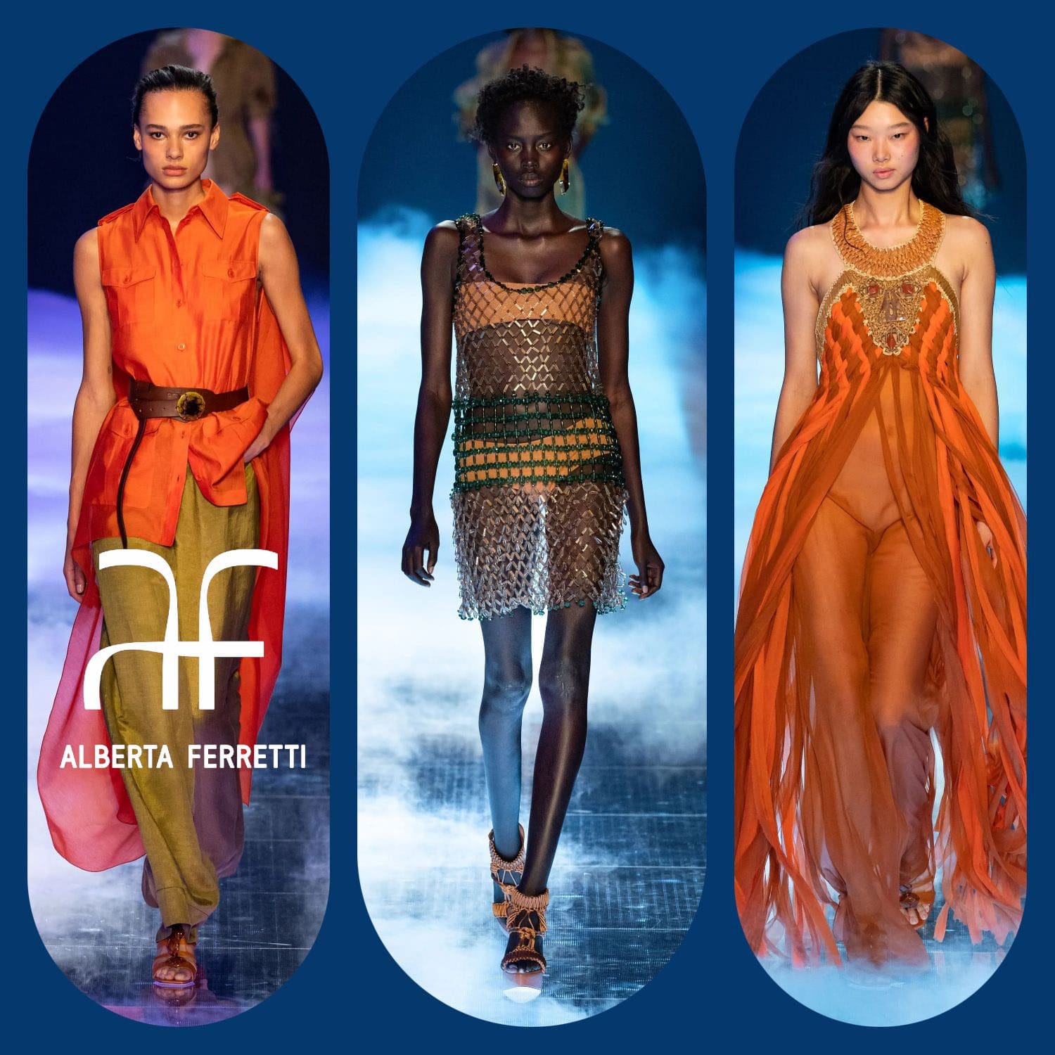 Alberta Ferretti Frühling Sommer 2023 Mailand Runway Magazin