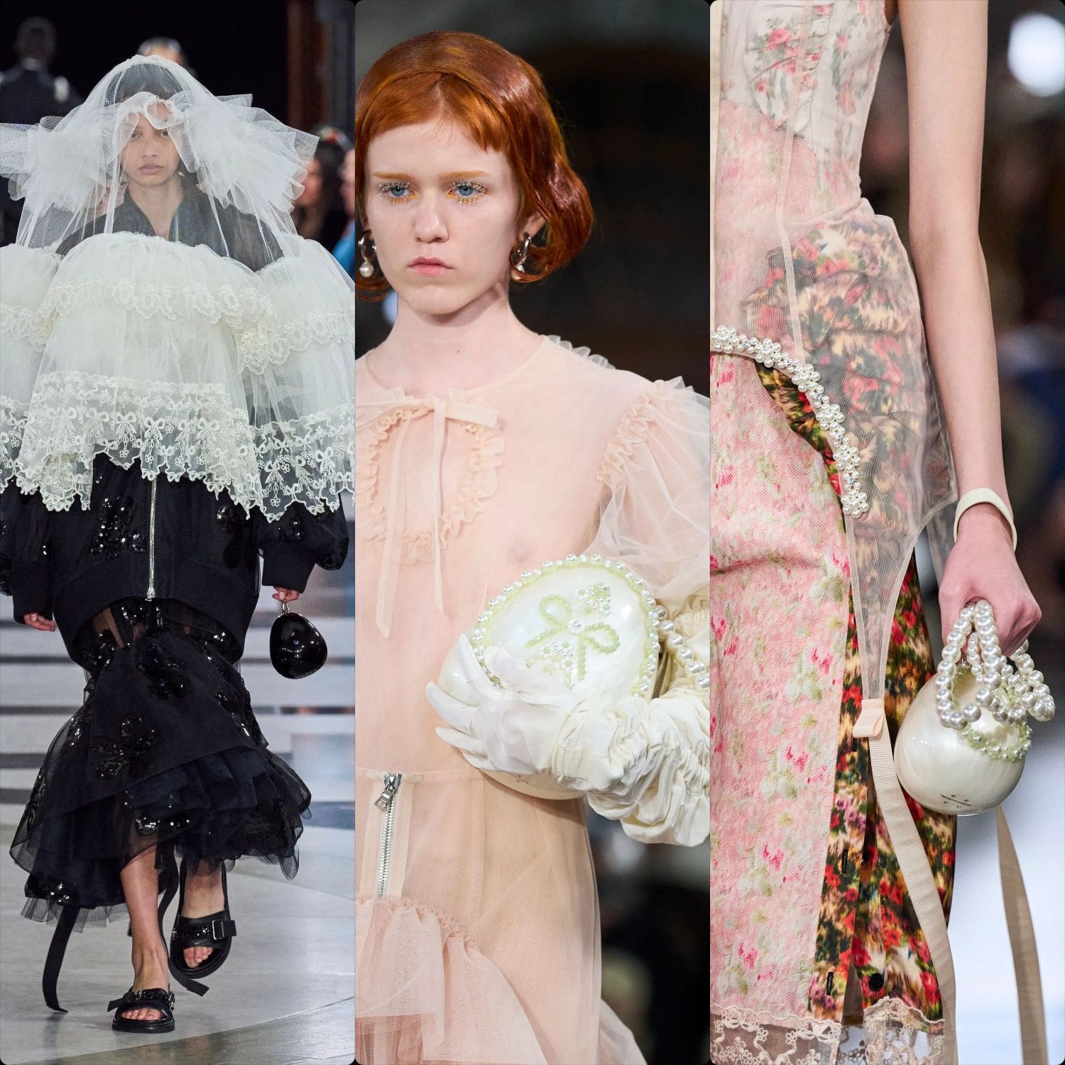 シモーネ・ロシャ 2023年春夏 ロンドン Runway Magazineに