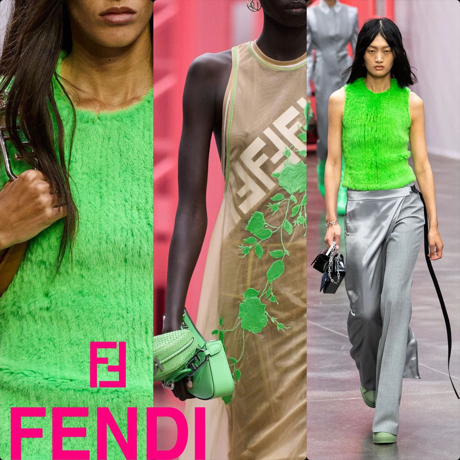 Fendi Frühling Sommer 2023 Mailand Runway Magazin