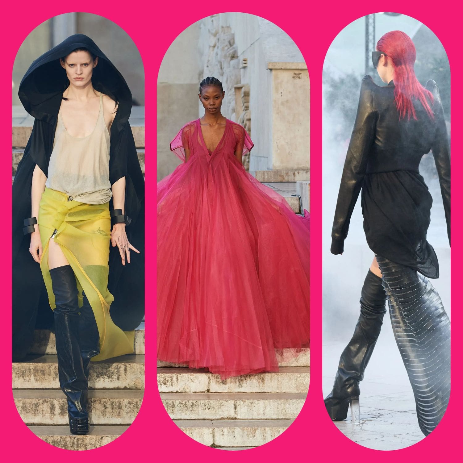 リック・オウエンス春夏2023 Runway Magazineに