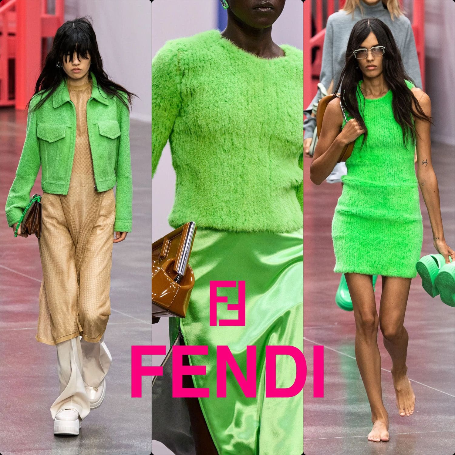 Fendi Frühling Sommer 2023 Mailand Runway Magazin