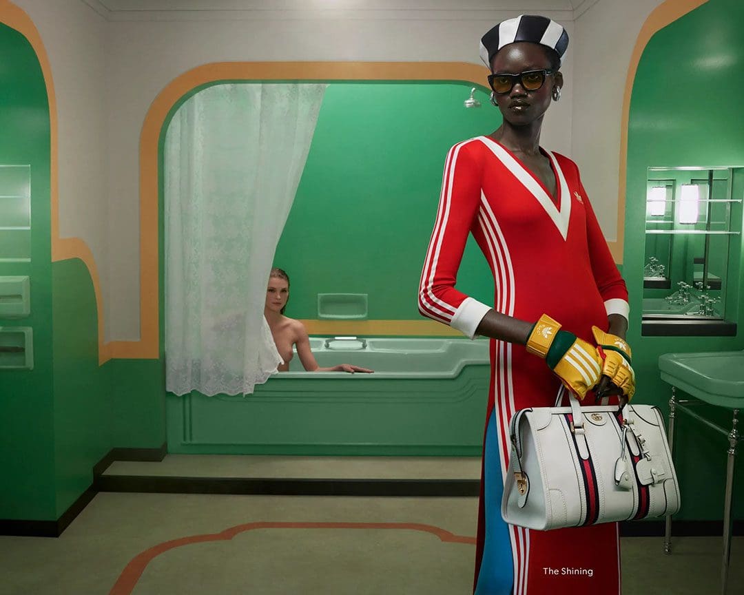 Campagna Gucci x Adidas Exquisite Runway Magazine