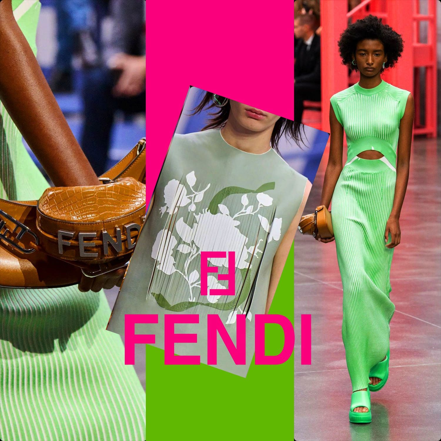Fendi Frühling Sommer 2023 Mailand Runway Magazin