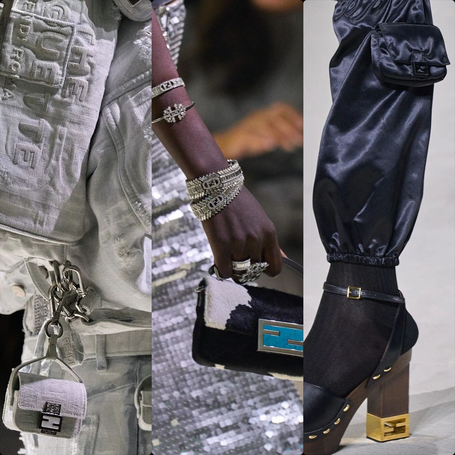 Fendi Resort 2023 - 25 ans Fendi Baguette New York Détails Runway Magazine