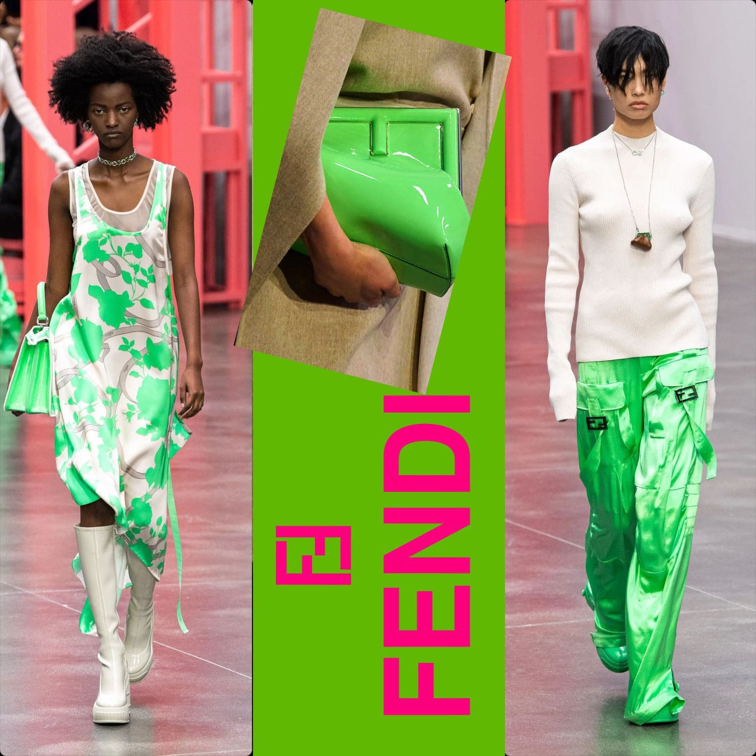 Fendi Frühling Sommer 2023 Mailand Runway Magazin
