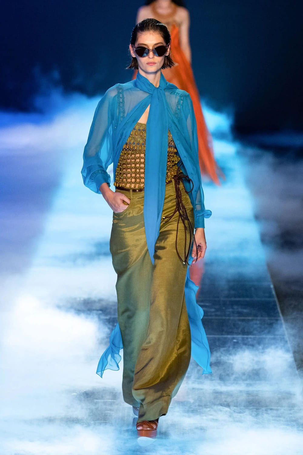 Alberta Ferretti Frühling Sommer 2023 Mailand Runway Magazin
