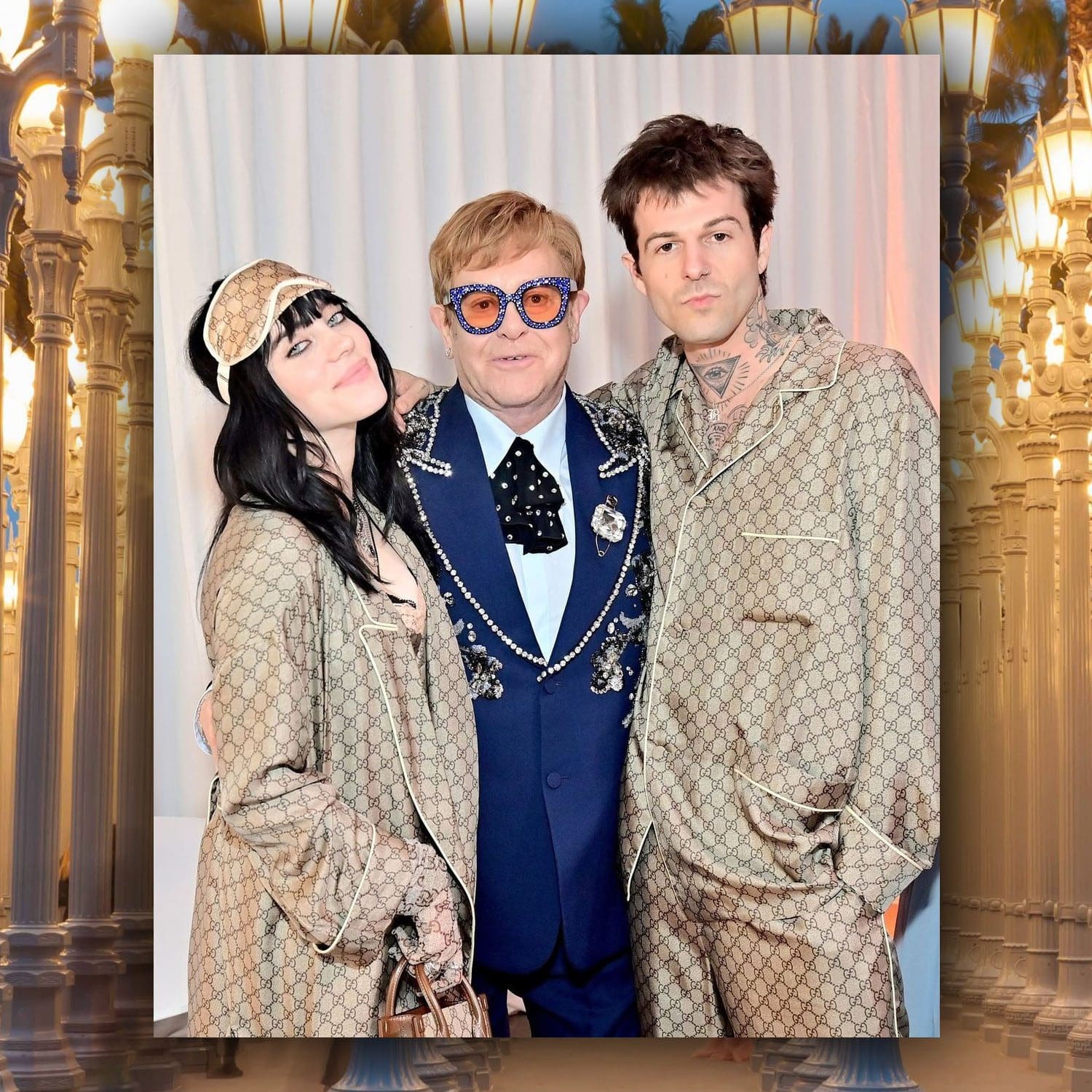 Elton John Billie Eilish e Jesse Rutherford all'undicesima edizione del LACMA ArtFilm Gala 11