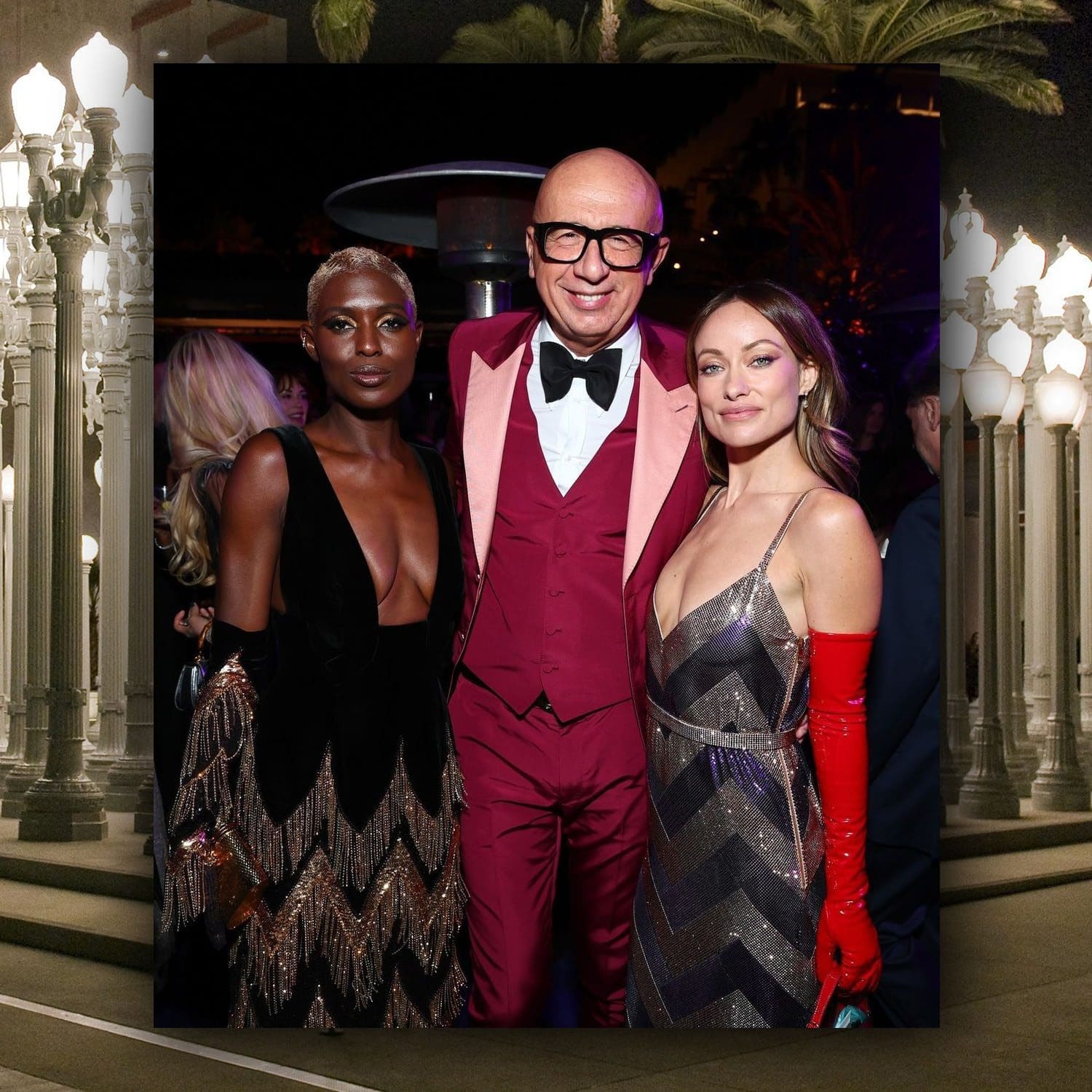 Jodie Turner Smith Gucci CEO Marco Bizzarri Olivia Wilde all'undicesima edizione del LACMA ArtFilm Gala 11