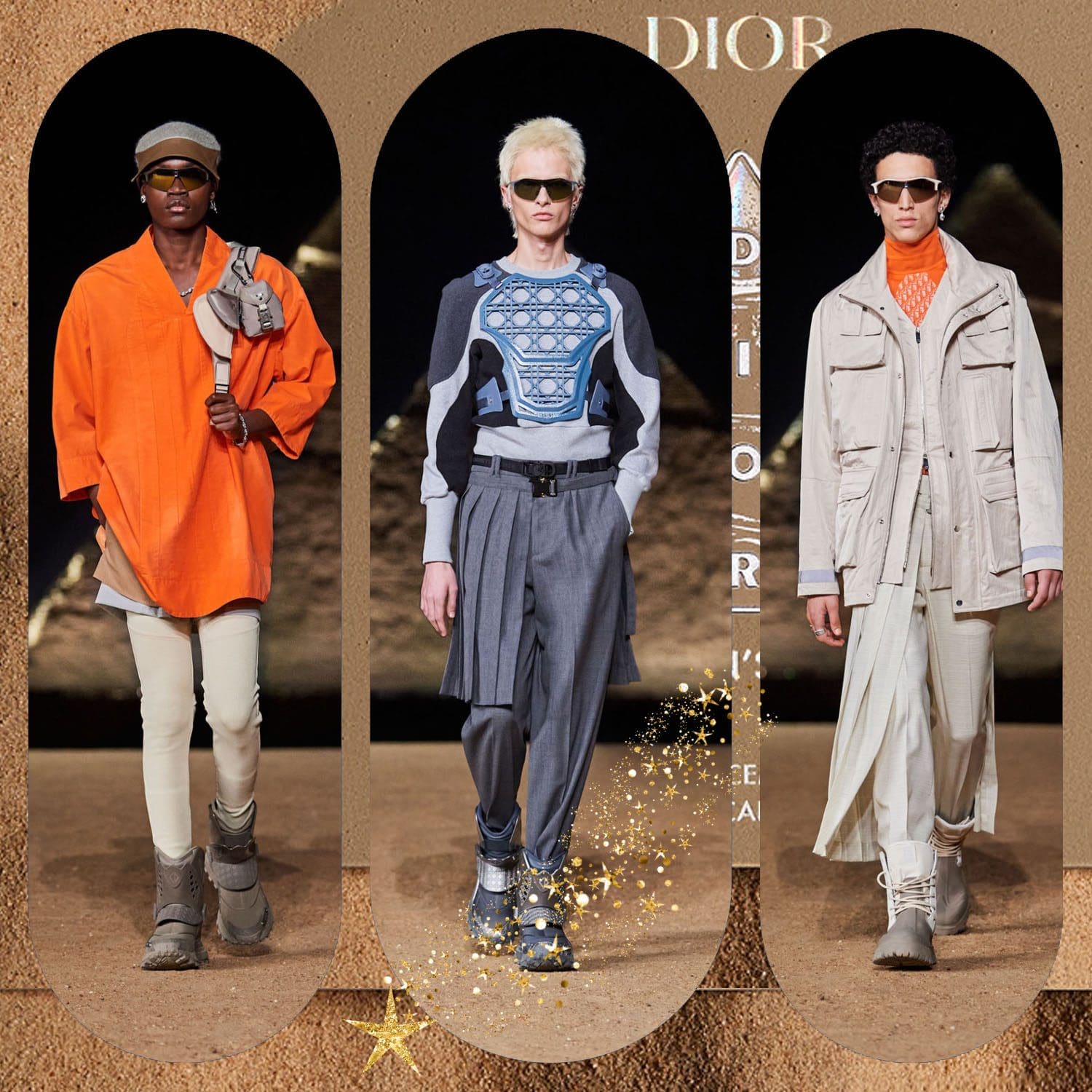 1 Dior Men Egypt Giza Pyramids Pre Fall 2023 Runway Magazine