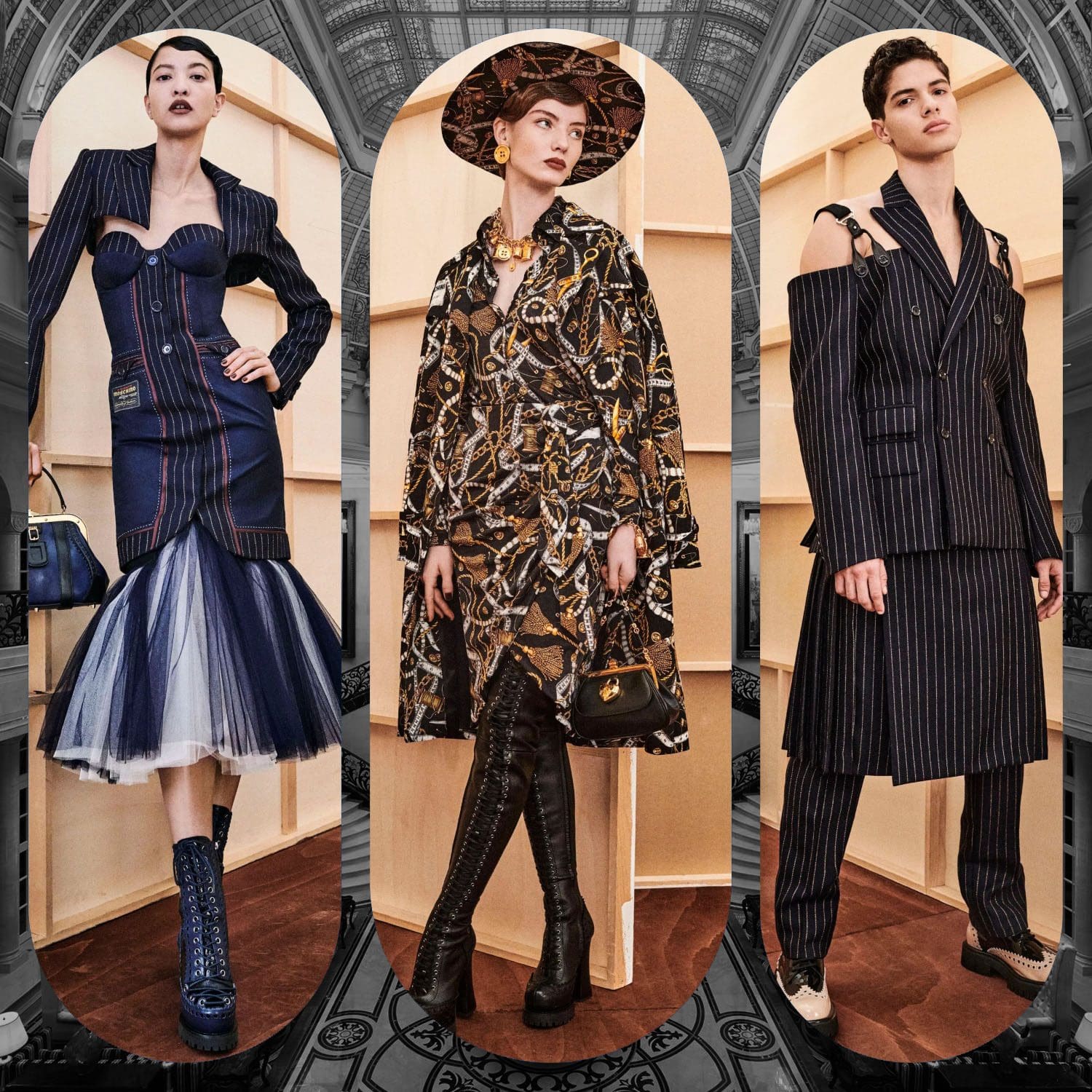 3 モスキーノ プレフォール 2023 Runway Magazineに
