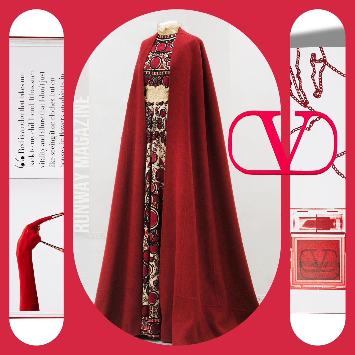 8 Valentino Rosso 2022 Alta Costura Primavera Verão 2015 mod 11 A12 Sur la terre des Dieux Runway revista