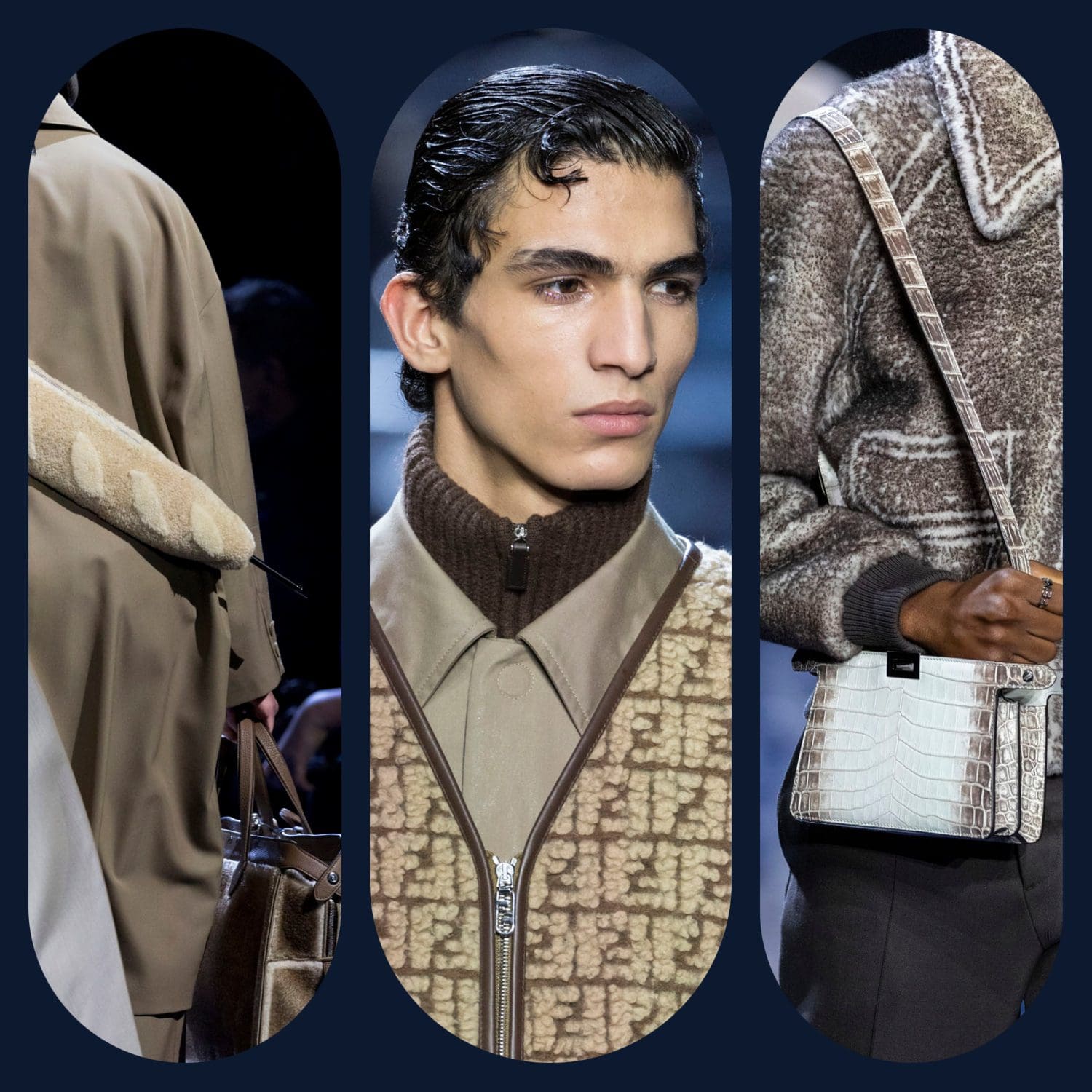 3 Fendi Close Up Fall 2023 2024 Мужская одежда Runway Журнал