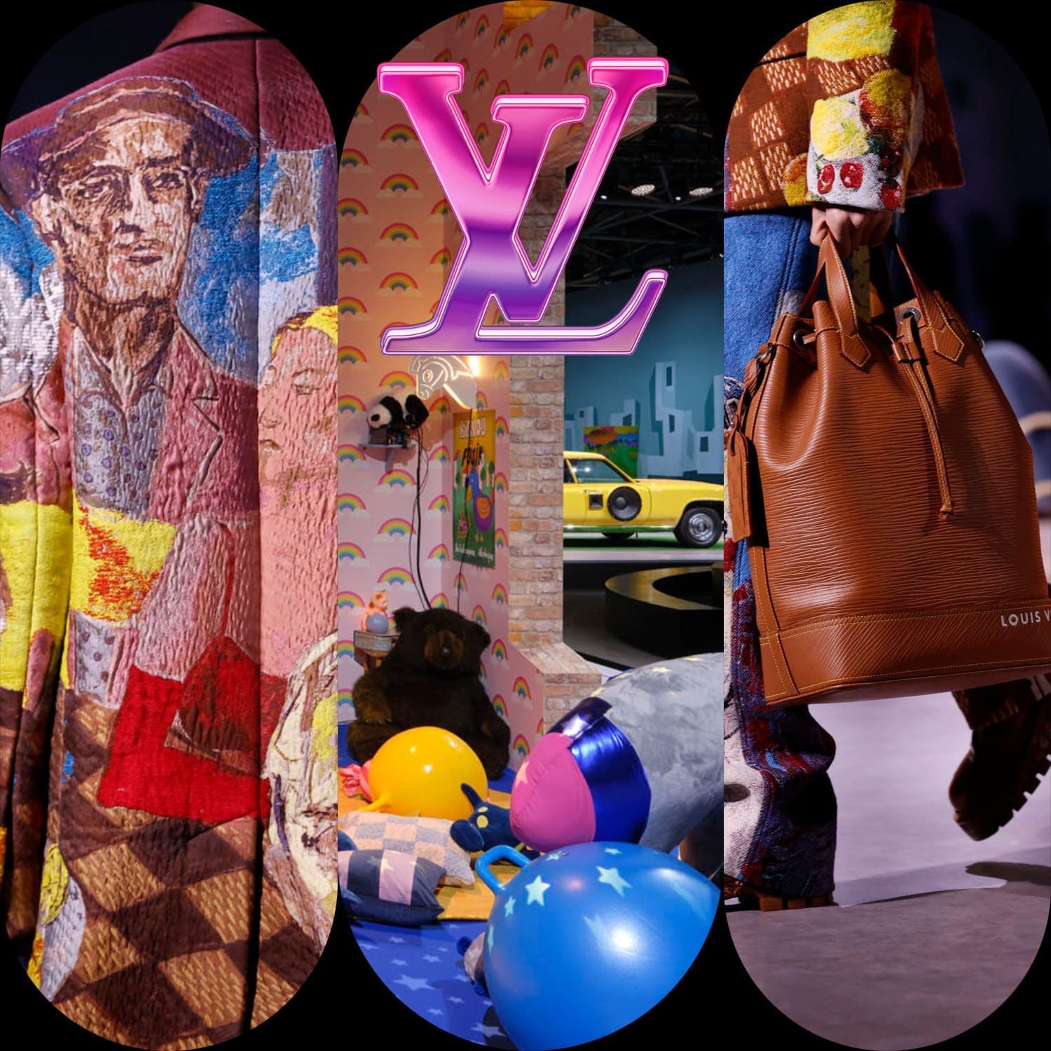 3 Louis Vuitton Fall Winter 2023 2024 Мужская одежда Крупным планом Детали Runway Журнал