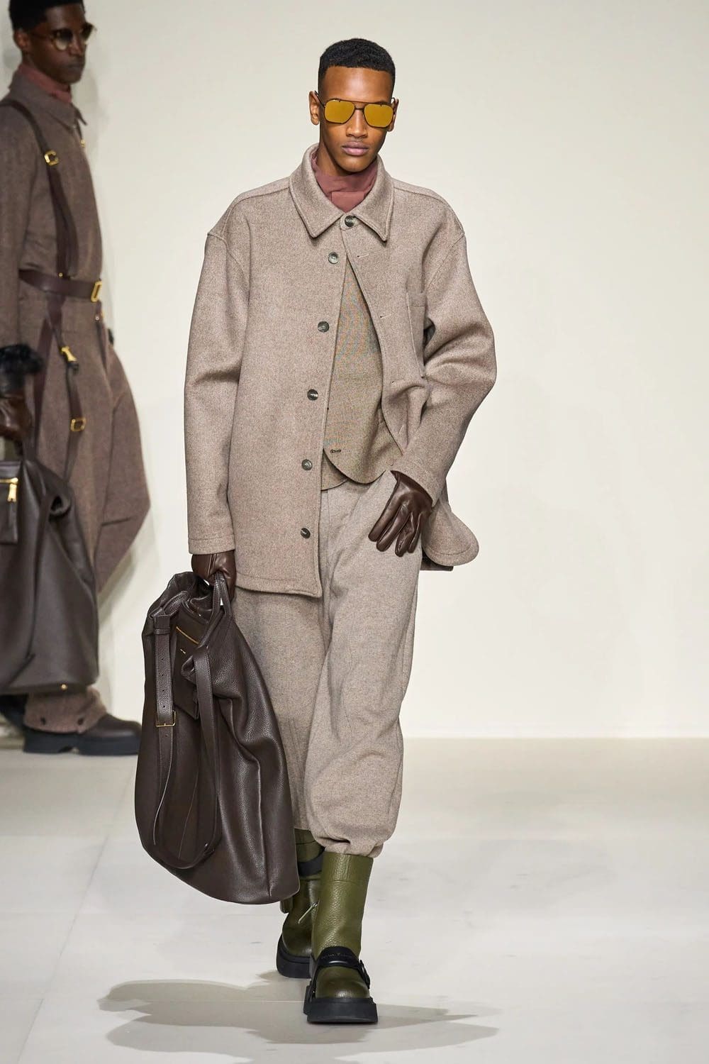 Emporio Armani 2023 秋冬 2024 男装 Runway 16杂志