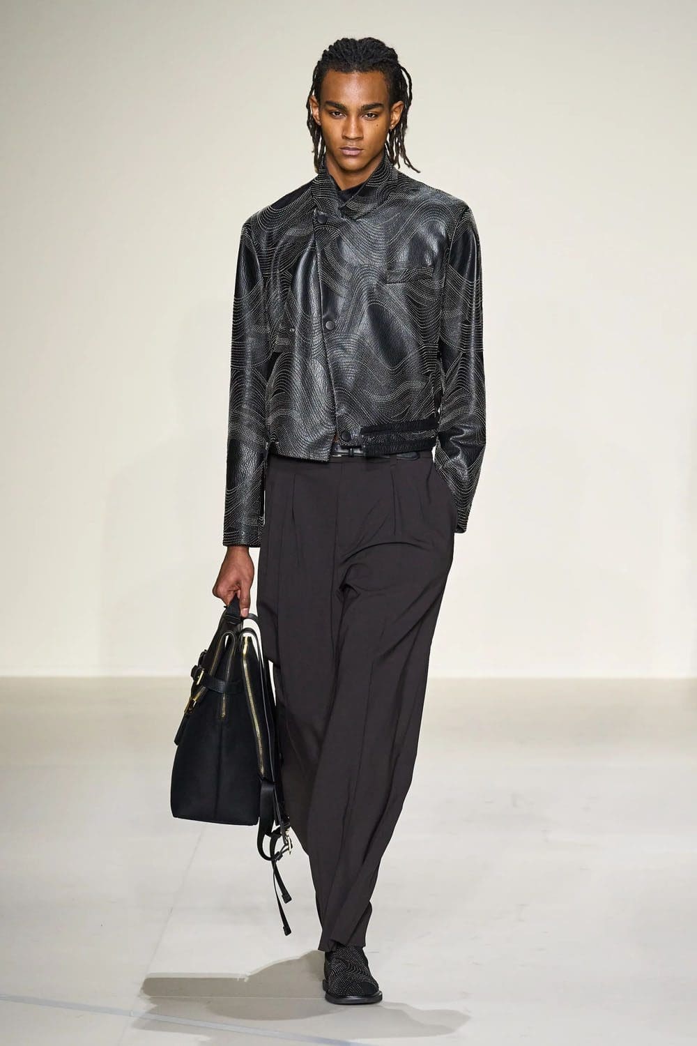 Emporio Armani 2023 秋冬 2024 男装 Runway 22杂志