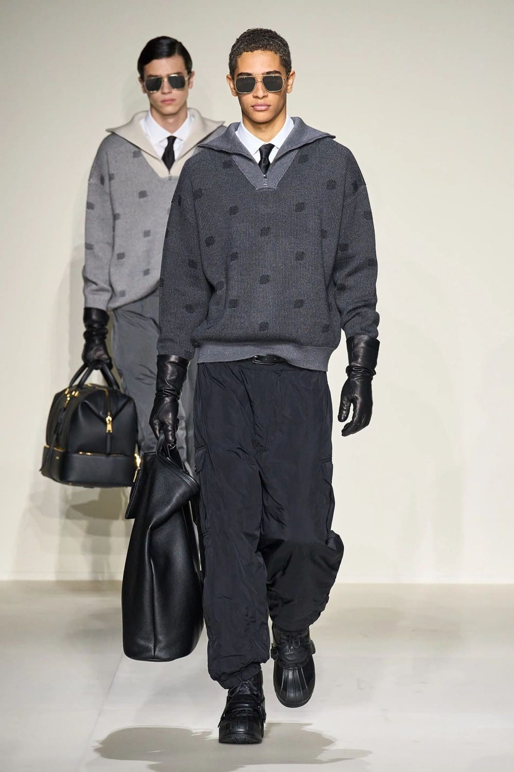 Emporio Armani 2023 秋冬 2024 男装 Runway 34杂志