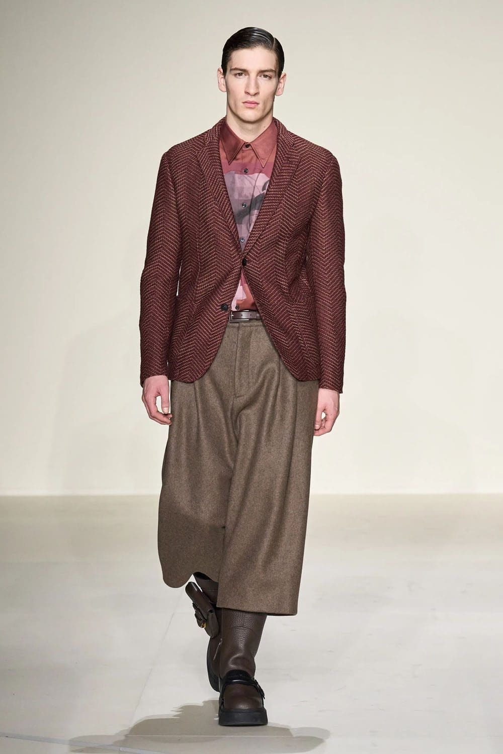 Emporio Armani 2023 秋冬 2024 男装 Runway 52杂志