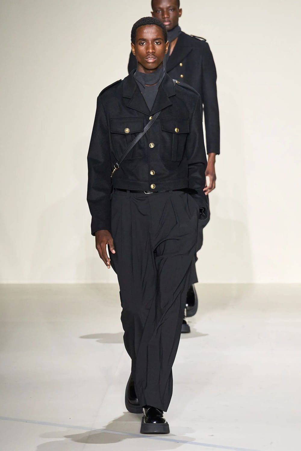 Emporio Armani 2023 秋冬 2024 男装 Runway 80杂志