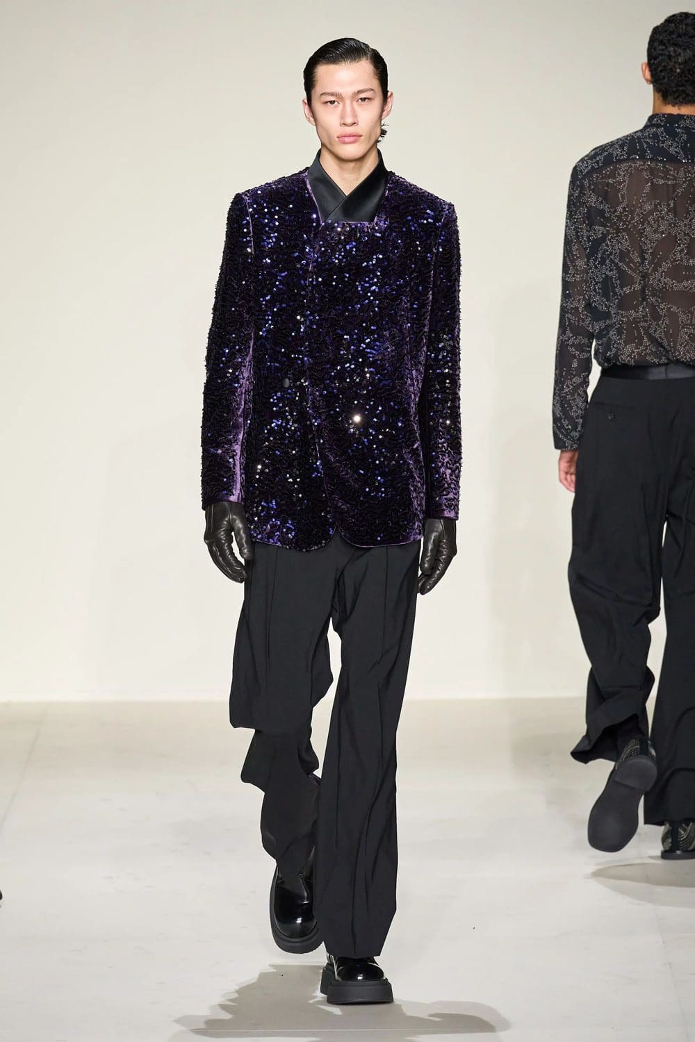 Emporio Armani Herbst Winter 2023 2024 Herrenmode Runway 91 Magazin