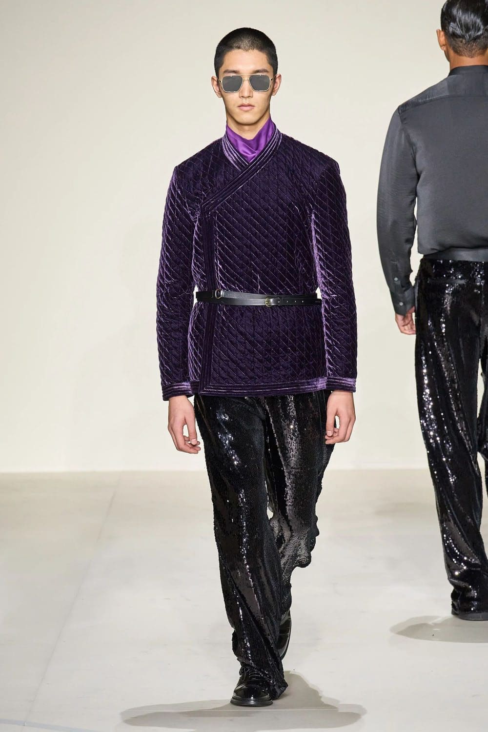 Emporio Armani 2023 秋冬 2024 男装 Runway 95杂志