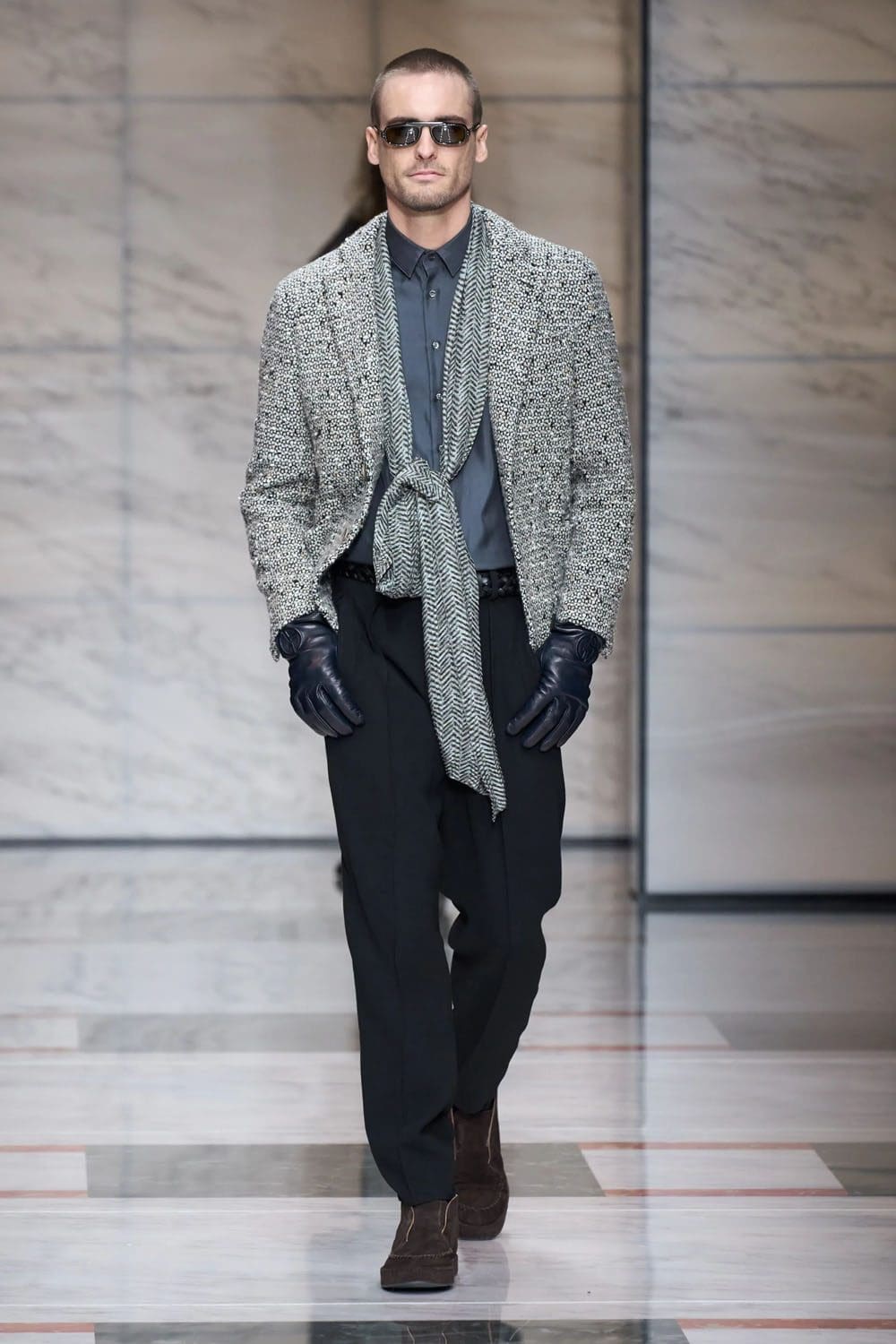 Giorgio Armani Automne Hiver 2023 2024 Mode Homme Runway Magazine 1