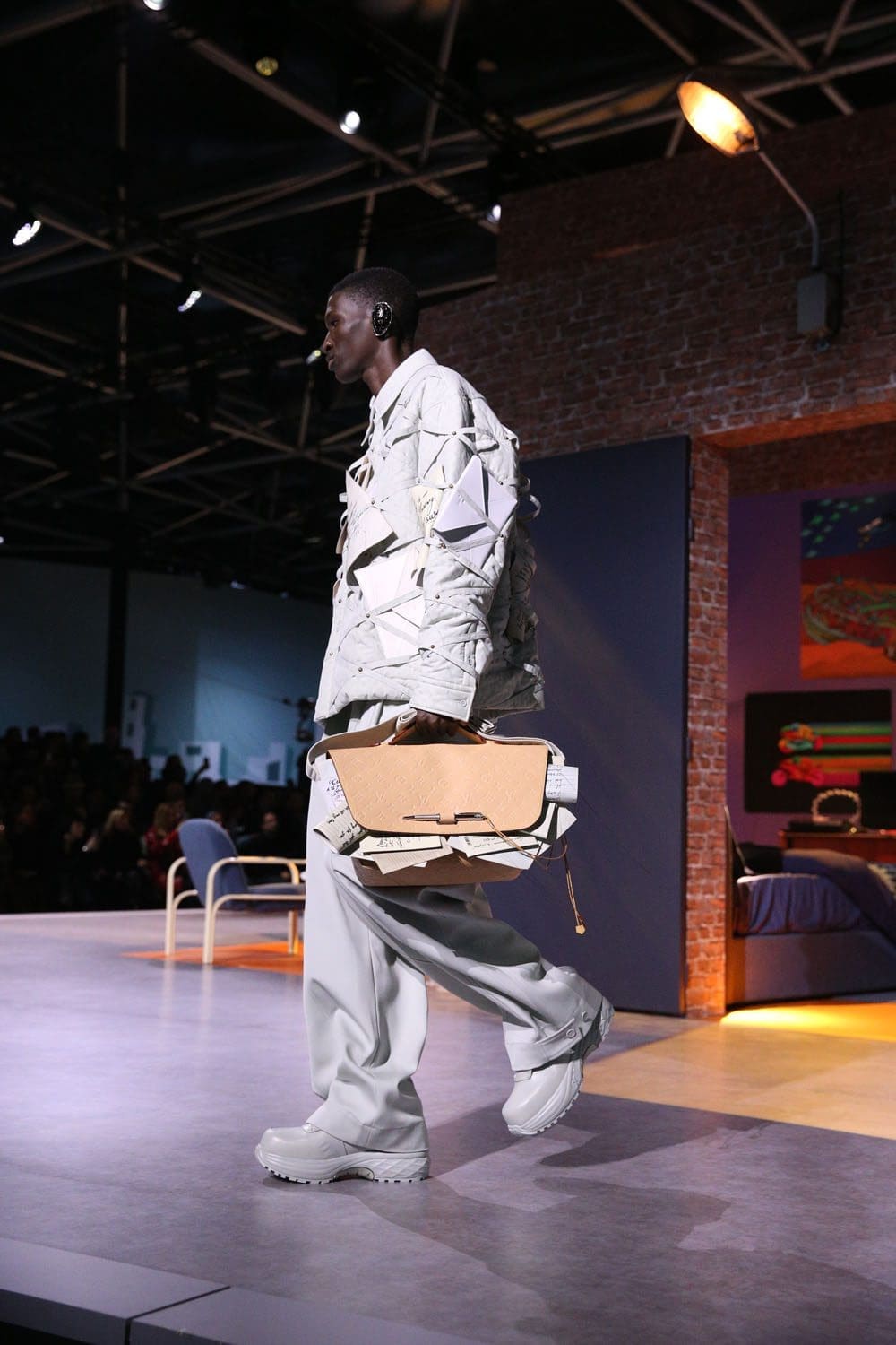 Louis Vuitton Осень Зима 2023 2024 Мужская Одежда Крупным Планом Детали Runway Журнал 20