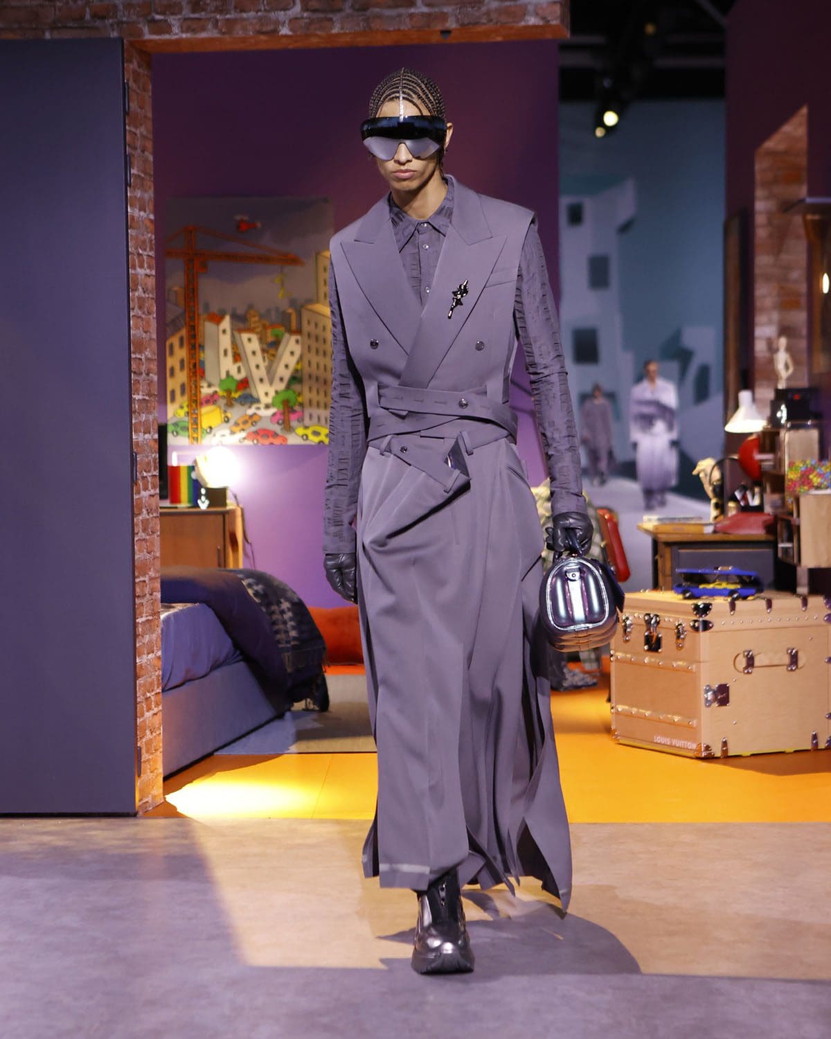 Louis Vuitton outono inverno 2023 2024 moda masculina Runway Revista 16