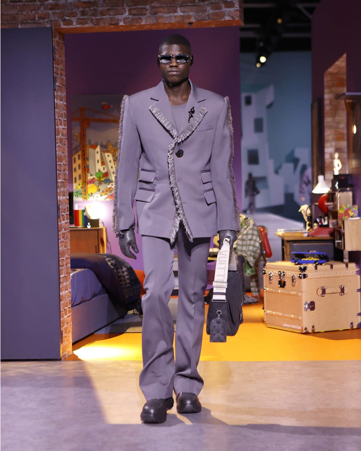 Louis Vuitton outono inverno 2023 2024 moda masculina Runway Revista 20