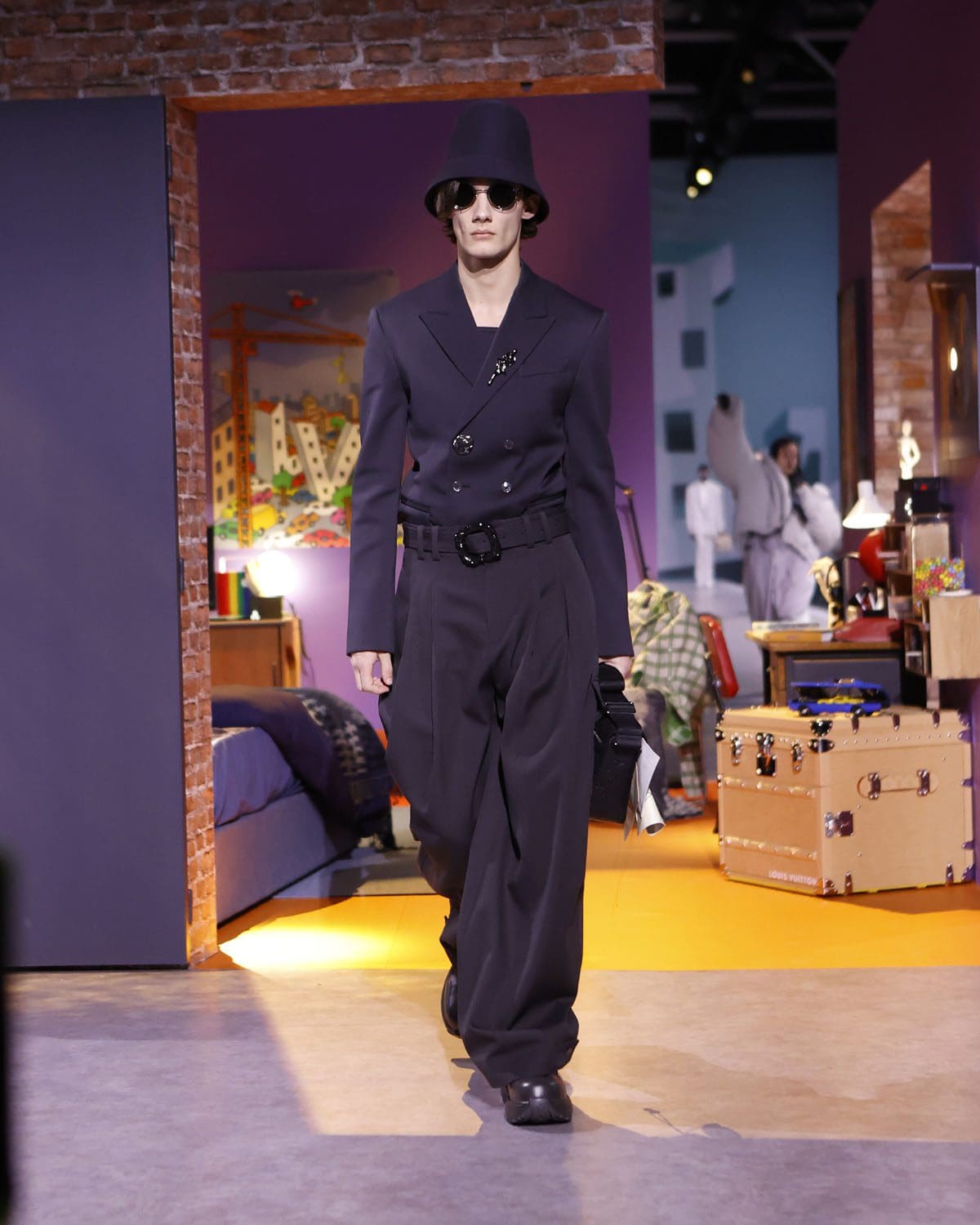 Louis Vuitton outono inverno 2023 2024 moda masculina Runway Revista 35