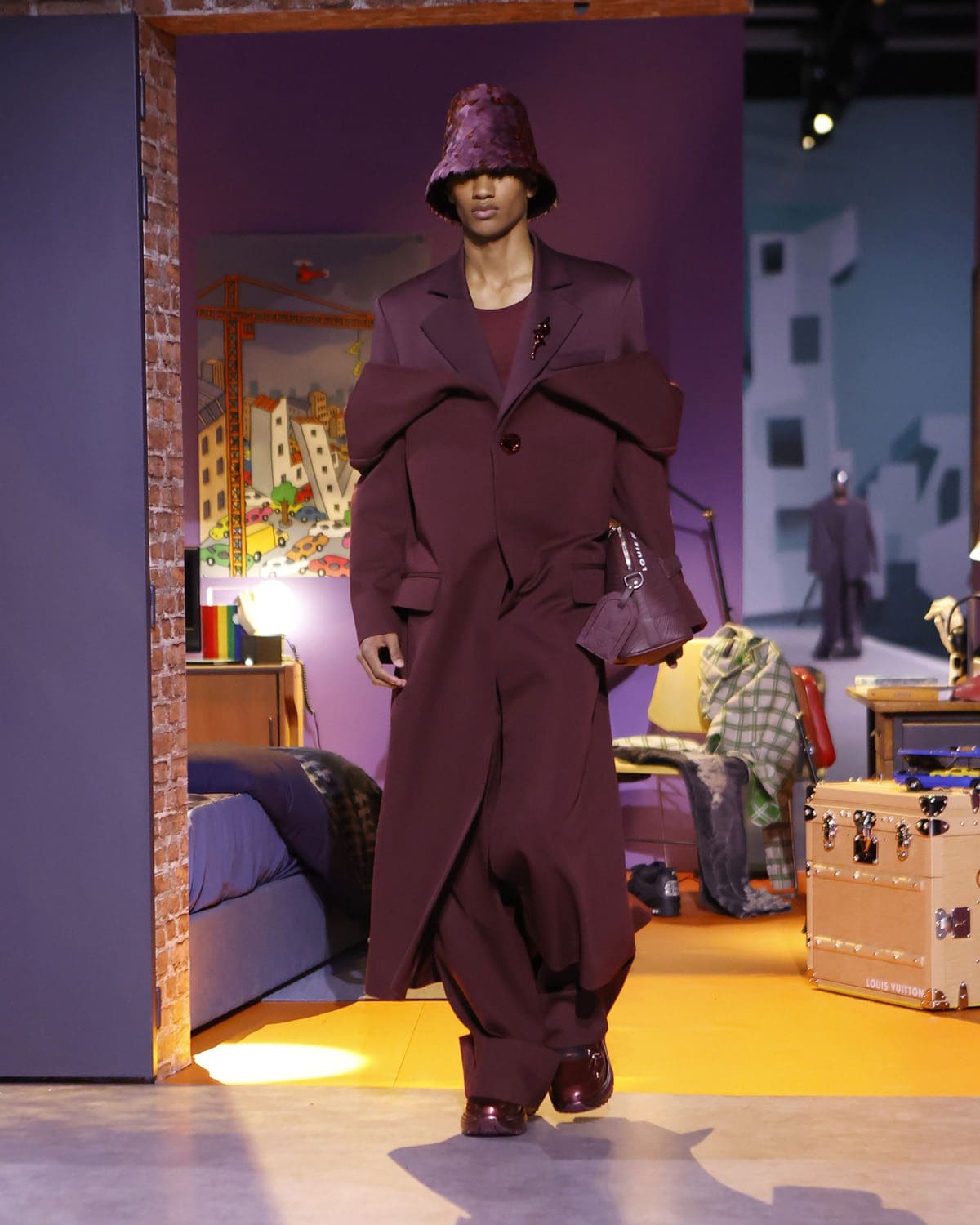 Louis Vuitton outono inverno 2023 2024 moda masculina Runway Revista 49
