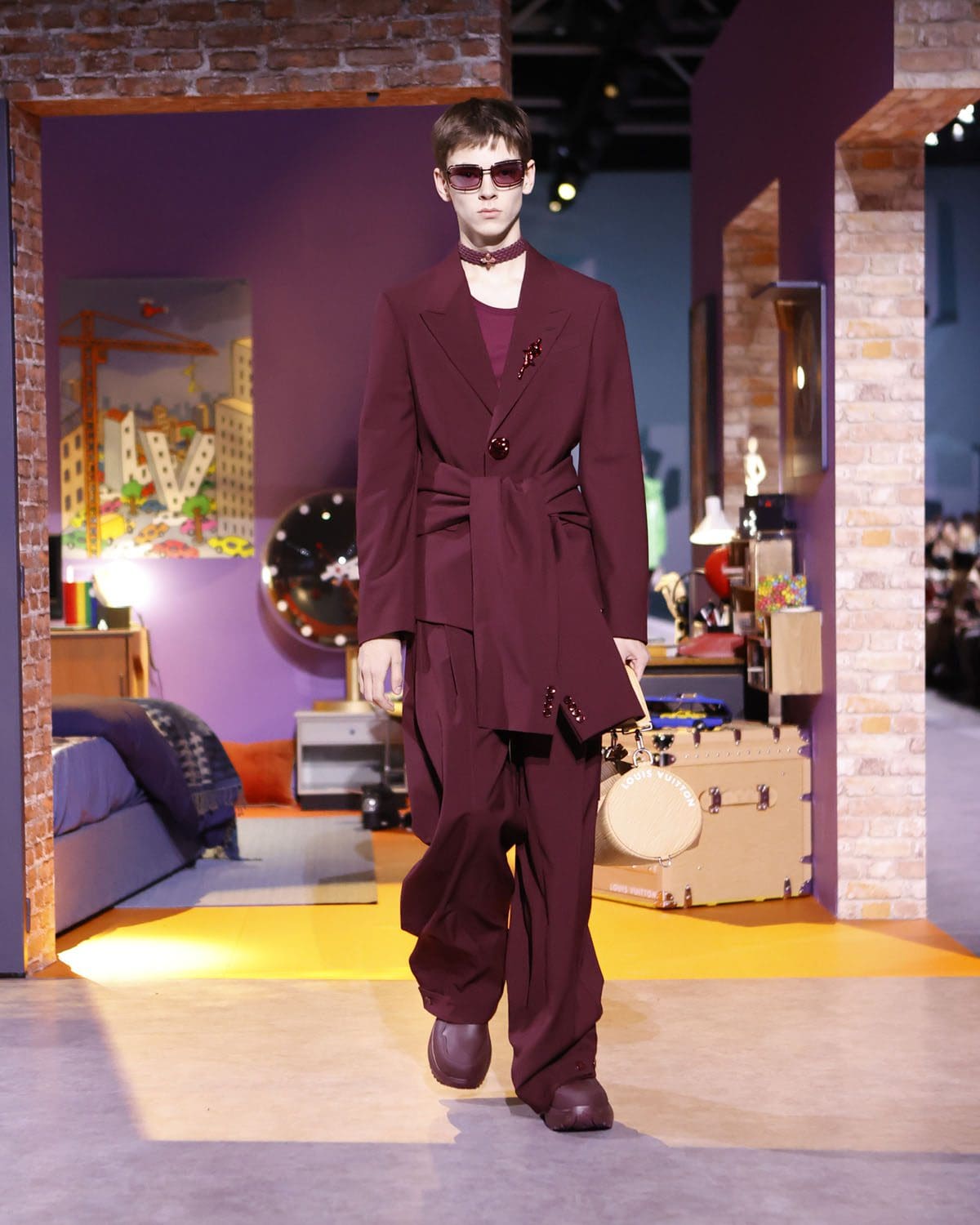 Louis Vuitton outono inverno 2023 2024 moda masculina Runway Revista 56