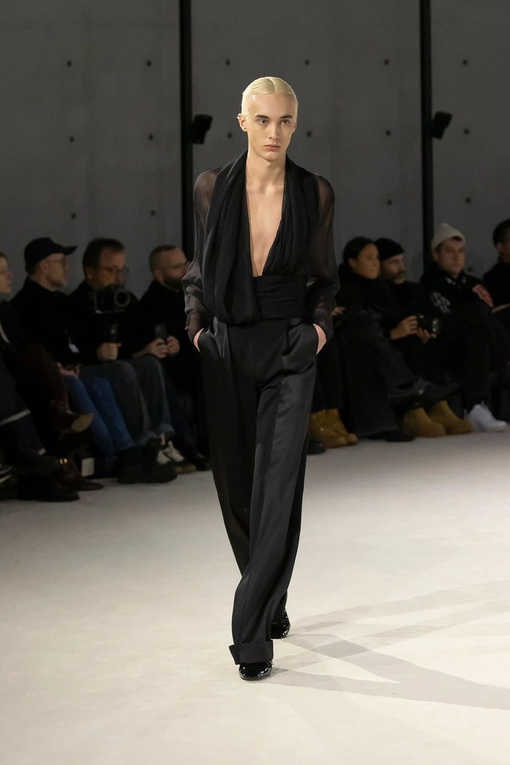 Saint Laurent Fall Winter 2023 2024 Menswear Runway Magazine 42