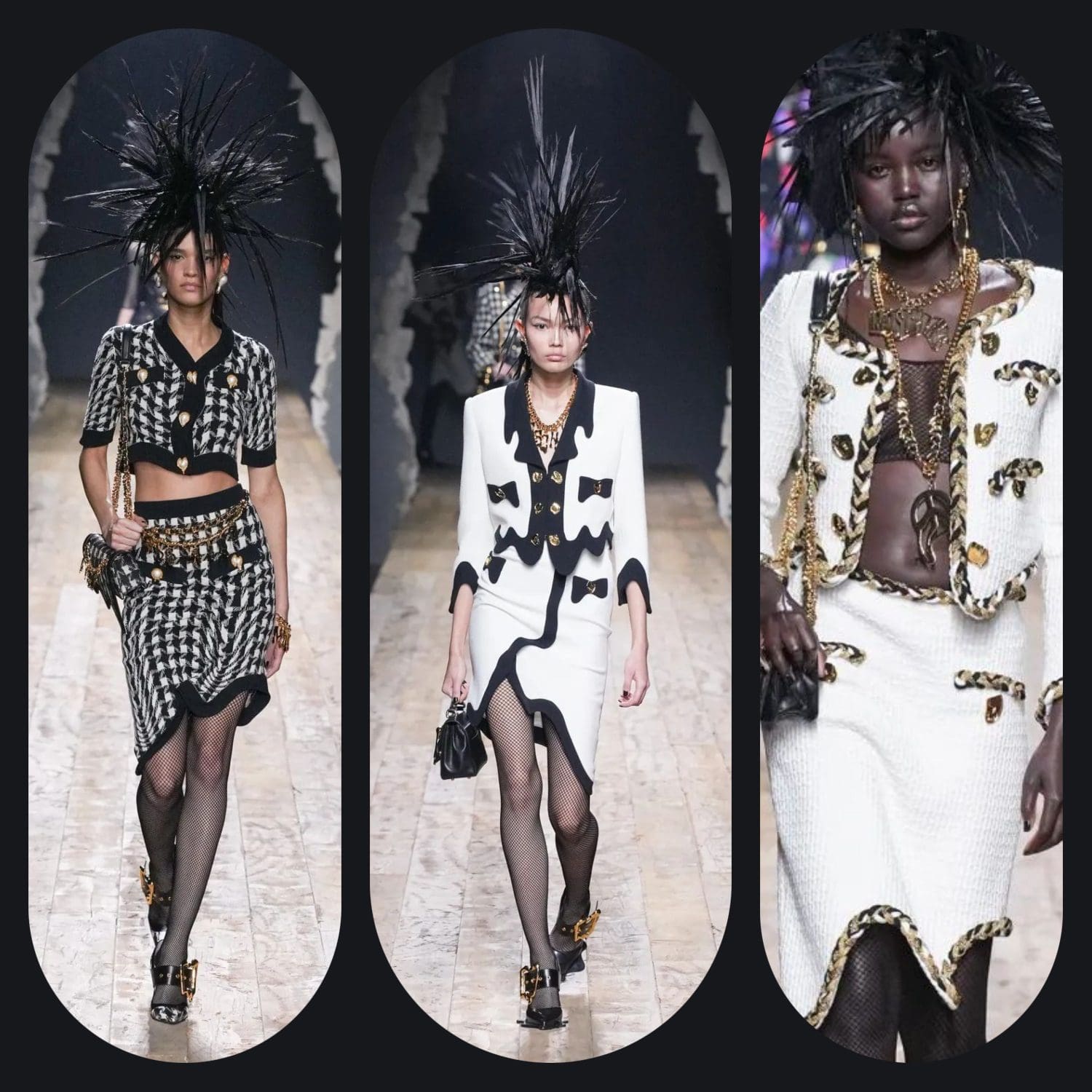 2 Moschino Outono Inverno 2023 2024 Milão Runway revista