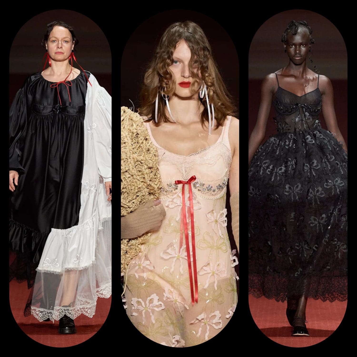2 Simone Rocha Осень Зима 2023 2024 Лондон Runway Журнал