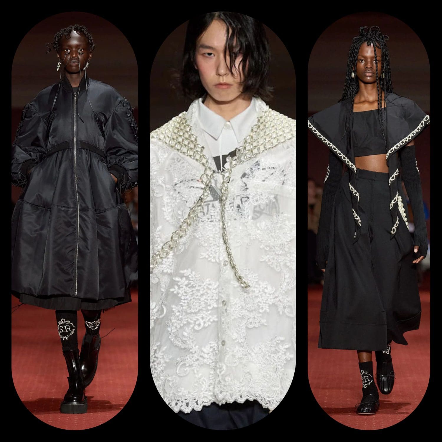 3 Simone Rocha Осень Зима 2023 2024 Лондон Runway Журнал