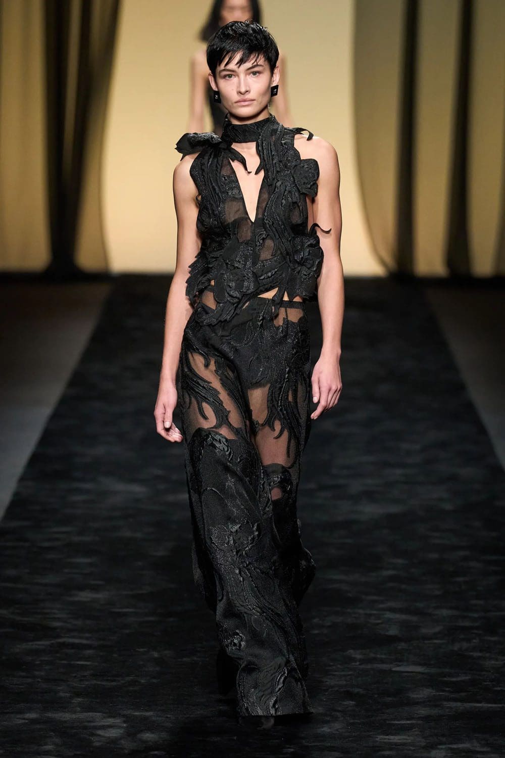 Alberta Ferretti Осень Зима 2023 2024 Готовая Одежда Runway Журнал 48