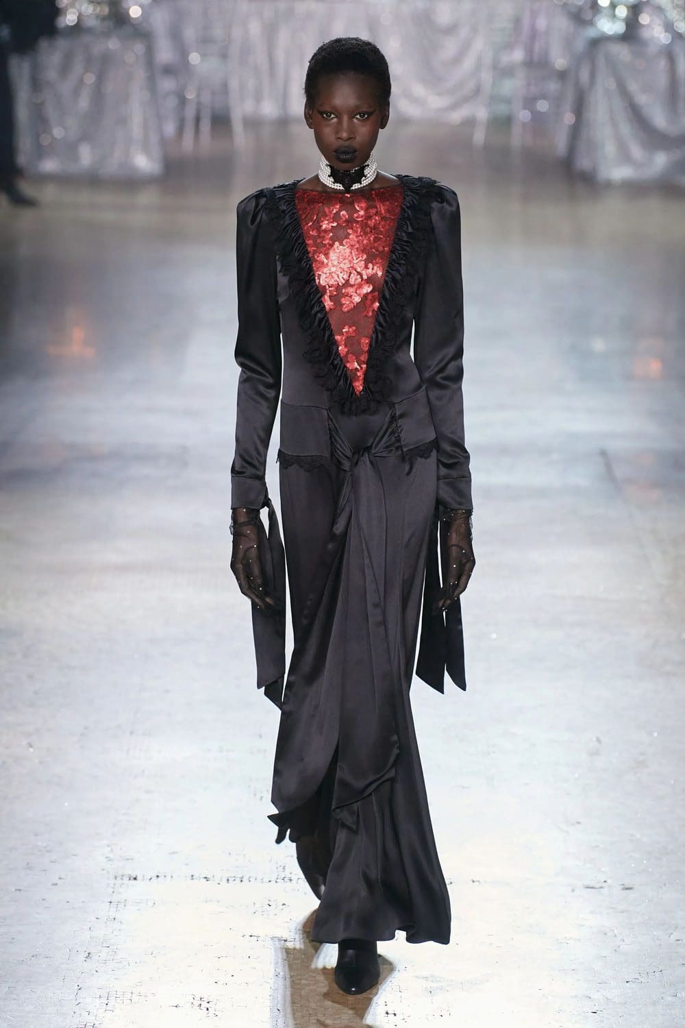 Rodarte Осень Зима 2023 2024 Нью-Йорк Runway Журнал 11