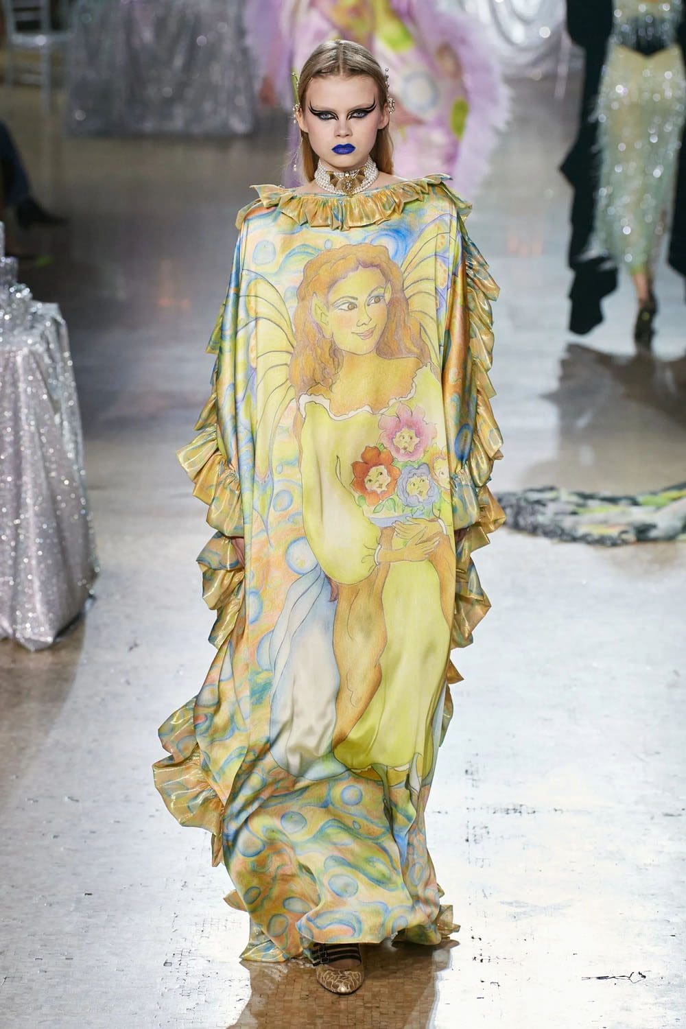 Rodarte Осень Зима 2023 2024 Нью-Йорк Runway Журнал 56