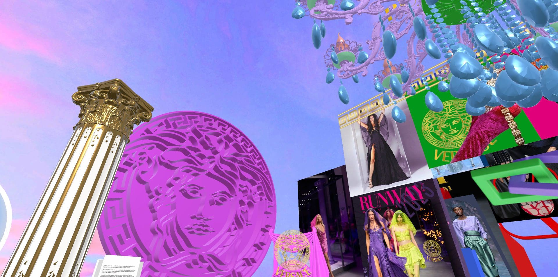范思哲 2023 春夏 Runway 杂志 Metaverse Web3