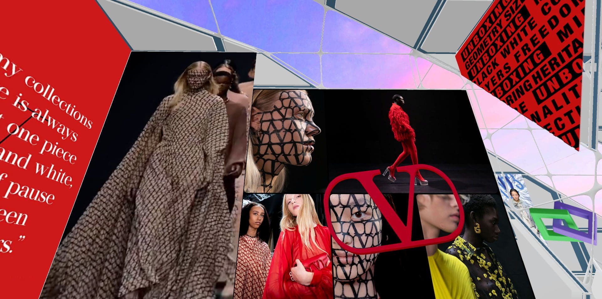Valentino Web3 Metaverso de Valentino Primera aparición Runway Revista Web3 Runway Metaverso 2