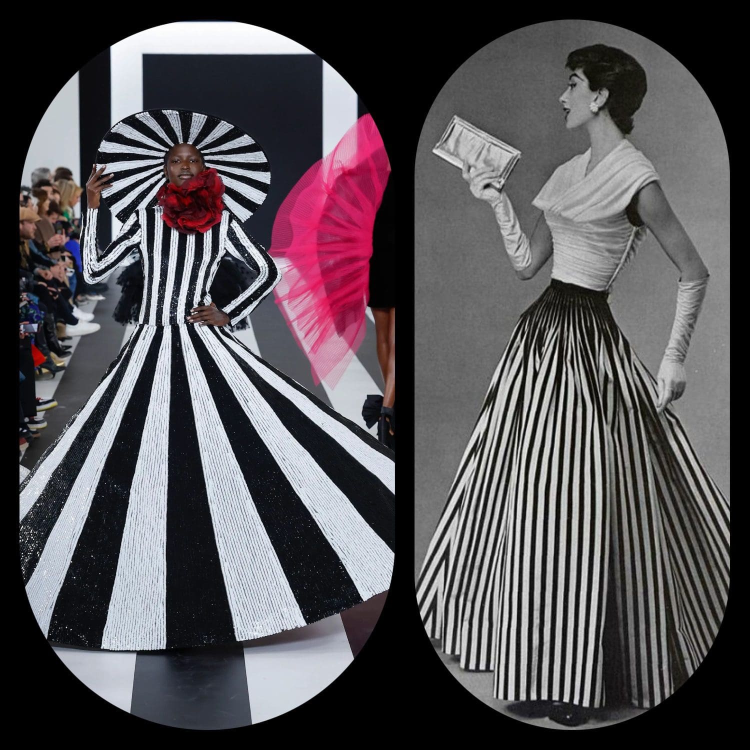 Nina Ricci Autunno 2023-2024 vs Nina Ricci 1954