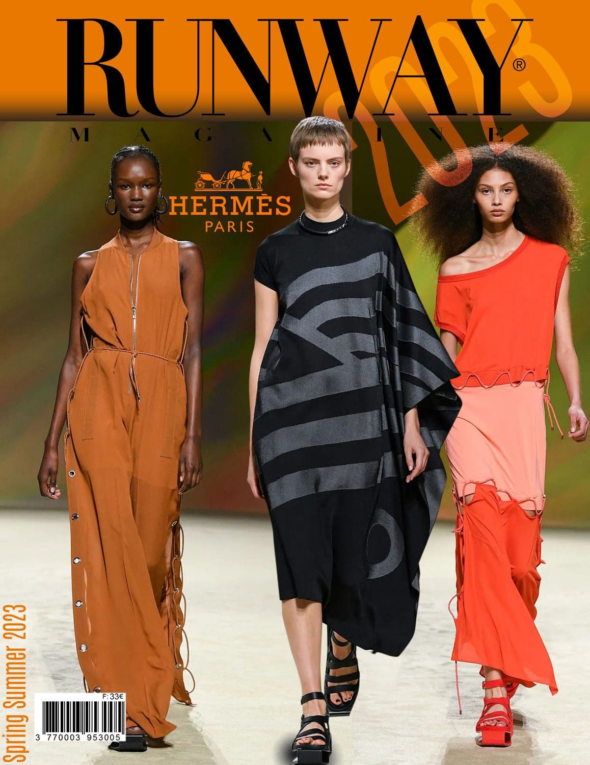 1 Runway Обложка журнала Hermes Весна Лето 2023